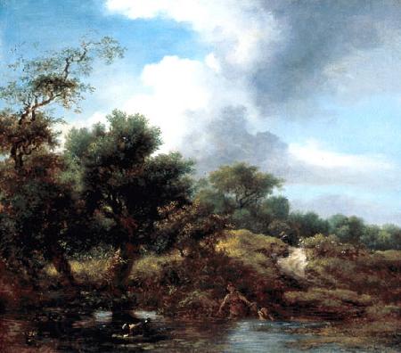 Jean-Honore Fragonard The Pond oil painting picture